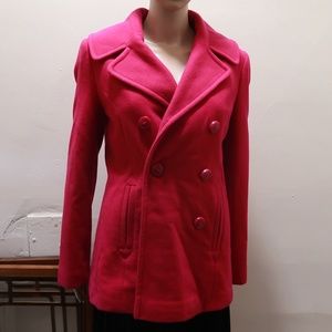 Hot Pink Tommy Hilfiger Pea Coat